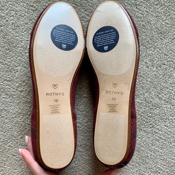 ❌SOLD❌ NEW Rothy’s Merino Bordeaux Flats Online Exclusive - Picture 3 of 9